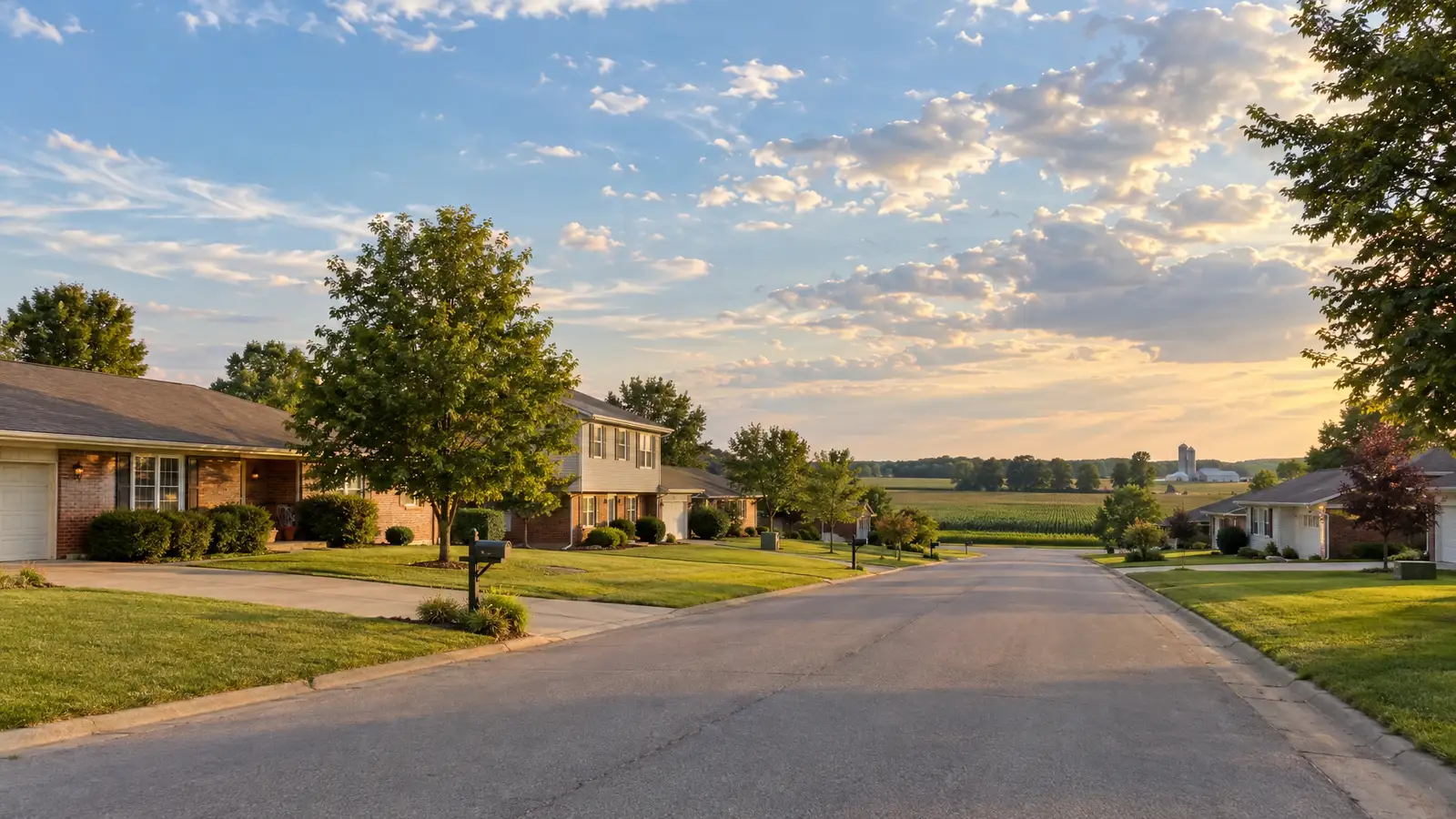 A neighborhood scene from Bethalto, IL